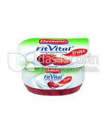 Produktabbildung: Ehrmann FitVital Diät Speisequark Erdbeer 150 g