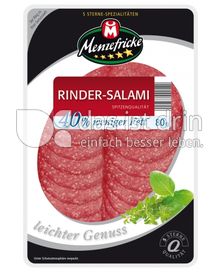 Produktabbildung: Menzefricke Rinder-Salami 40% weniger Fett 80 g
