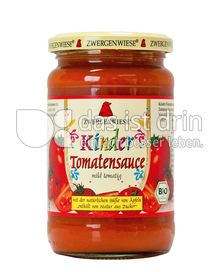 Produktabbildung: Zwergenwiese Kinder Tomatensauce mit Apfelsüße 350 g