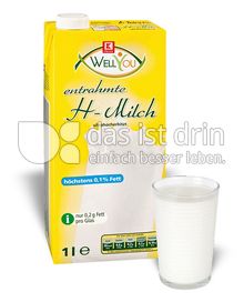 Produktabbildung: WellYou entrahmte H-Milch 1 l