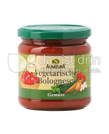 Produktabbildung: Alnatura Vegetarische Bolognese Gemüse 350 ml