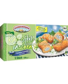 Produktabbildung: Schwarmstedter Bio Kartoffel-Taschen "Frischkäse & Kräuter" 300 g