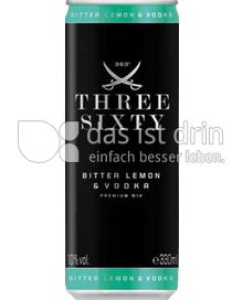 Produktabbildung: Three Sixty Vodka Vodka & Bitter Lemon 0,33 l
