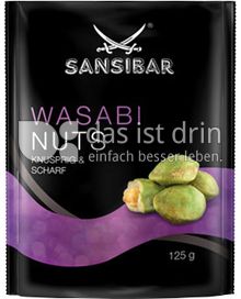 Produktabbildung: Sansibar Wasabi Nuts 125 g