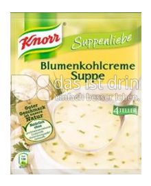 Produktabbildung: Knorr Suppenliebe Blumenkohlcreme Suppe 