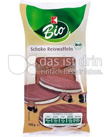 Produktabbildung: K-Bio Schoko Reiswaffeln 100 g