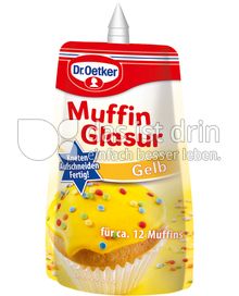 Produktabbildung: Dr. Oetker Muffin Glasur Gelb 170 g