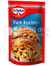Produktabbildung: Dr. Oetker Rum Rosinen 125 g