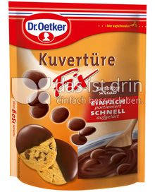 Produktabbildung: Dr. Oetker Kuvertüre Fix Zartbitter 150 g