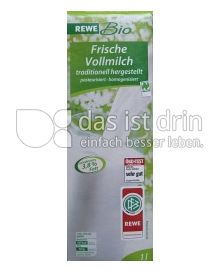 Produktabbildung: REWE Bio Frische Vollmilch 1 l