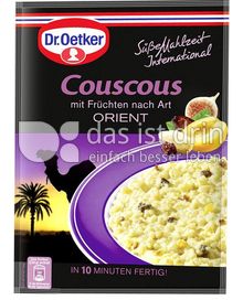 Produktabbildung: Dr. Oetker Couscous mit Früchten nach Art Orient 