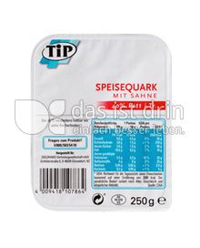 Produktabbildung: TiP Speisequark mit Sahne 250 g