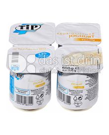 Produktabbildung: TiP Probiotischer Joghurt Vanilla 600 g