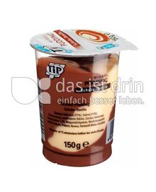 Produktabbildung: TiP Wirbel Pudding Schoko-Vanilla 150 g