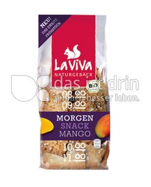 Produktabbildung: LaViva Naturgebäck Morgen Snack Mango 100 g