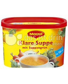 Produktabbildung: Maggi Klare Suppe mit Suppengrün Dose 288 g