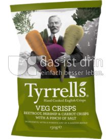 Produktabbildung: Tyrrells Hand Cooked English Crisps: Veg Crisp 150 g