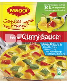 Produktabbildung: Maggi Gemüse Pfanne Feine Curry-Sauce 57 g