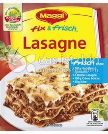 Produktabbildung: Maggi fix & frisch Lasagne 45 g