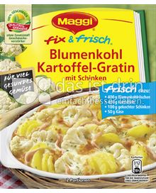 Maggi Fix Frisch Blumenkohl Kartoffel Gratin 408 0 Kalorien Kcal Und Inhaltsstoffe Das Ist Drin