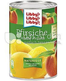 Produktabbildung: Libby's Pfirsiche halbe Frucht Natursüß 410 g