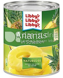 Produktabbildung: Libby's Ananas in Scheiben Natursüß 820 g