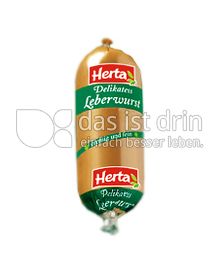 Produktabbildung: Herta Delikatess Leberwurst 125 g