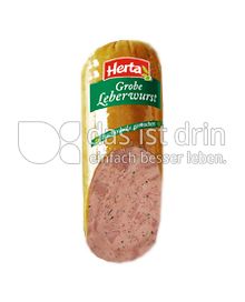 Produktabbildung: Herta Grobe Leberwurst 250 g