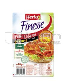 Produktabbildung: Herta Finesse Edelsalami pikant 80 g