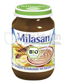 Produktabbildung: Milasan Grießbrei Schokolade mit Banane 190 g