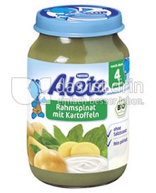 Produktabbildung: Nestlé Alete Rahmspinat mit Kartoffeln 190 g