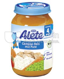 Produktabbildung: Nestlé Alete Gemüse-Reis mit Pute 190 g