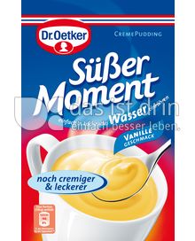 Produktabbildung: Dr. Oetker Süßer Moment Cremepudding Vanille-Geschmack 46 g