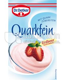 Produktabbildung: Dr. Oetker Quarkfein Erdbeer-Geschmack 