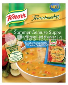 Produktabbildung: Knorr Feinschmecker Sommer Gemüse Suppe 500 ml