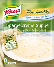 Produktabbildung: Knorr Feinschmecker Spargelcreme Suppe fettarm 500 ml