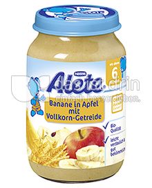 Produktabbildung: Nestlé Alete Banane in Apfel mit Vollkorn-Getreide 190 g