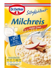 Produktabbildung: Dr. Oetker Milchreis Apfel-Zimt 125 g