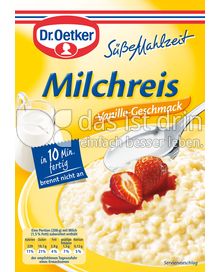 Produktabbildung: Dr. Oetker Milchreis Vanille-Geschmack 125 g