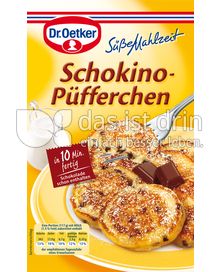 Produktabbildung: Dr. Oetker Schokino-Püfferchen 