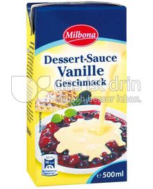 Produktabbildung: Milbona Dessert-Sauce Vanille Geschmack 500 ml