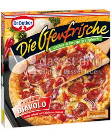 Produktabbildung: Dr. Oetker Die Ofenfrische Pizza Diavolo 390 g