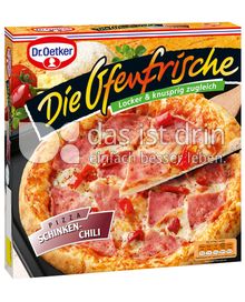 Produktabbildung: Dr. Oetker Die Ofenfrische Pizza Schinken-Chili 410 g