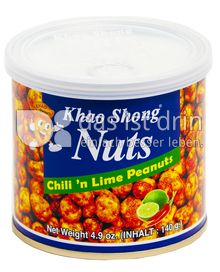 Produktabbildung: Khao Shong Chili 'n Lime Erdnüsse 140 g