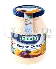 Produktabbildung: Söbbeke Pflaume-Orange Bio Joghurt Mild 500 g