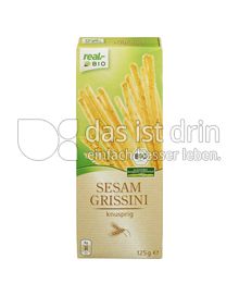 Produktabbildung: real,- Bio Sesam Grissini 125 g