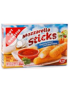 Produktabbildung: Gut & Günstig Mozzarella Sticks 250 g