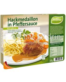 Produktabbildung: Prima Menü Hackmedaillon in Pfeffersauce 450 g