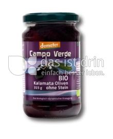 Produktabbildung: Campo Verde Bio Kalamata Oliven ohne Stein 315 g