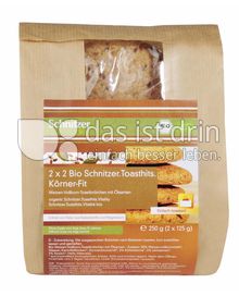 Produktabbildung: Schnitzer bio Bio Toasthits Körner-Fit 250 g